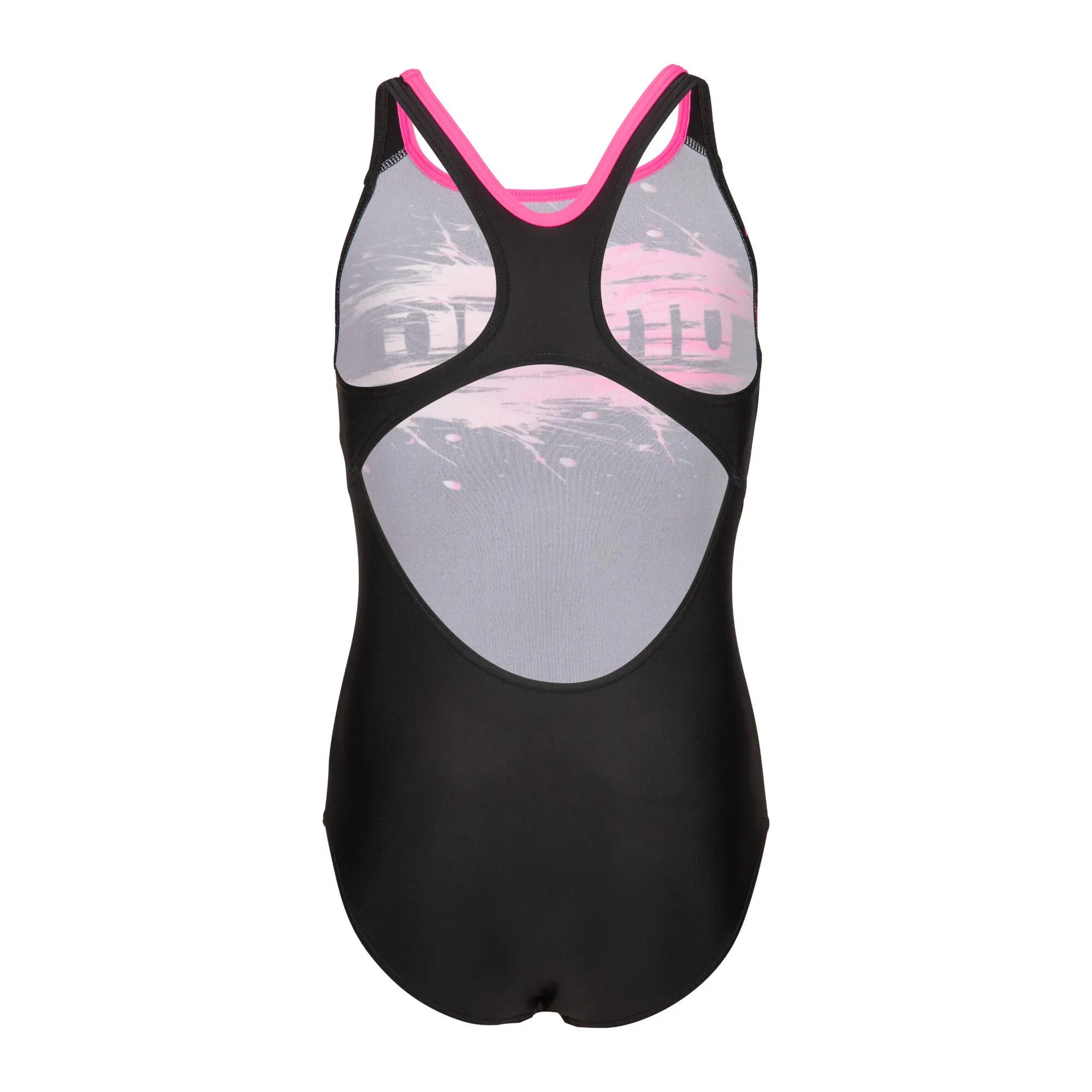 Arena Mädchen Badeanzug Paint Swimsuit Swim Pro Back 011751 2/5