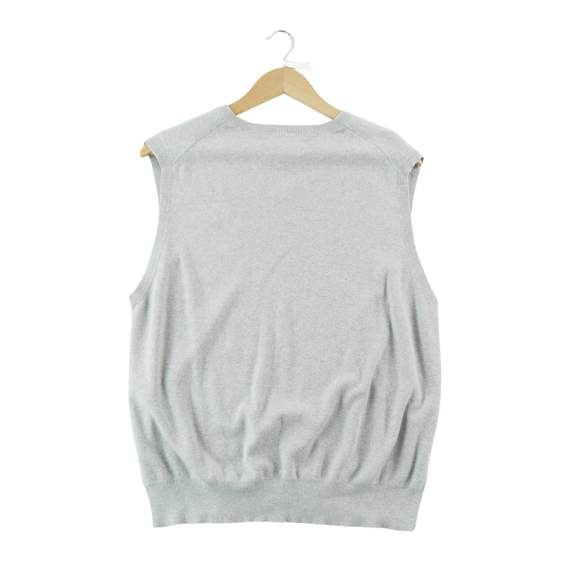 Second life - Sweter męski Pima Cotton Polo Ralph Lauren szary - Jak nowy 2/5
