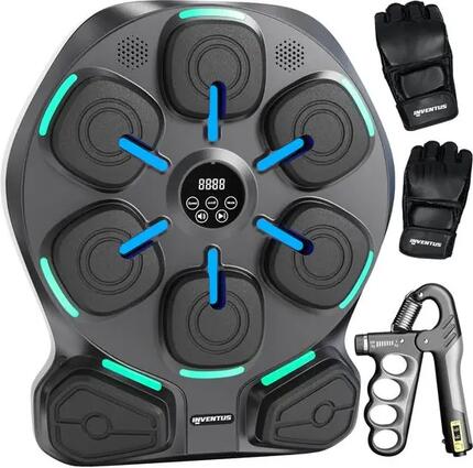 Máquina de Boxeo LED Bluetooth Entrenador de Reflejos