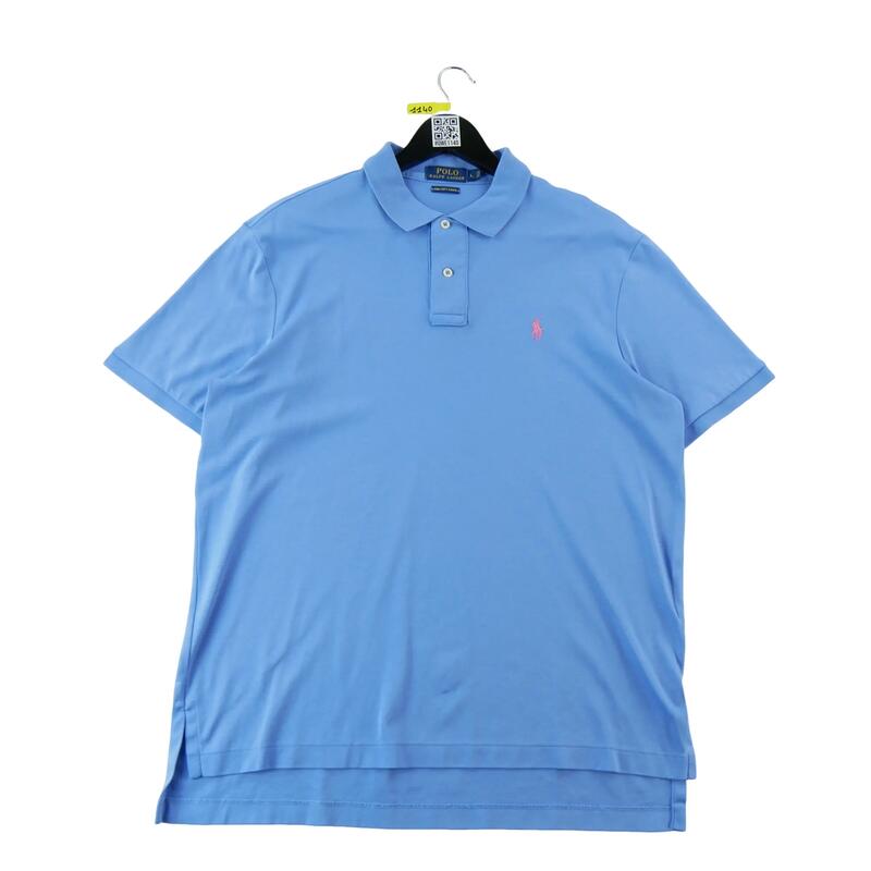 Second life - Polo Ralph Lauren bărbați, mânecă scurtă, albastru deschis - Bun