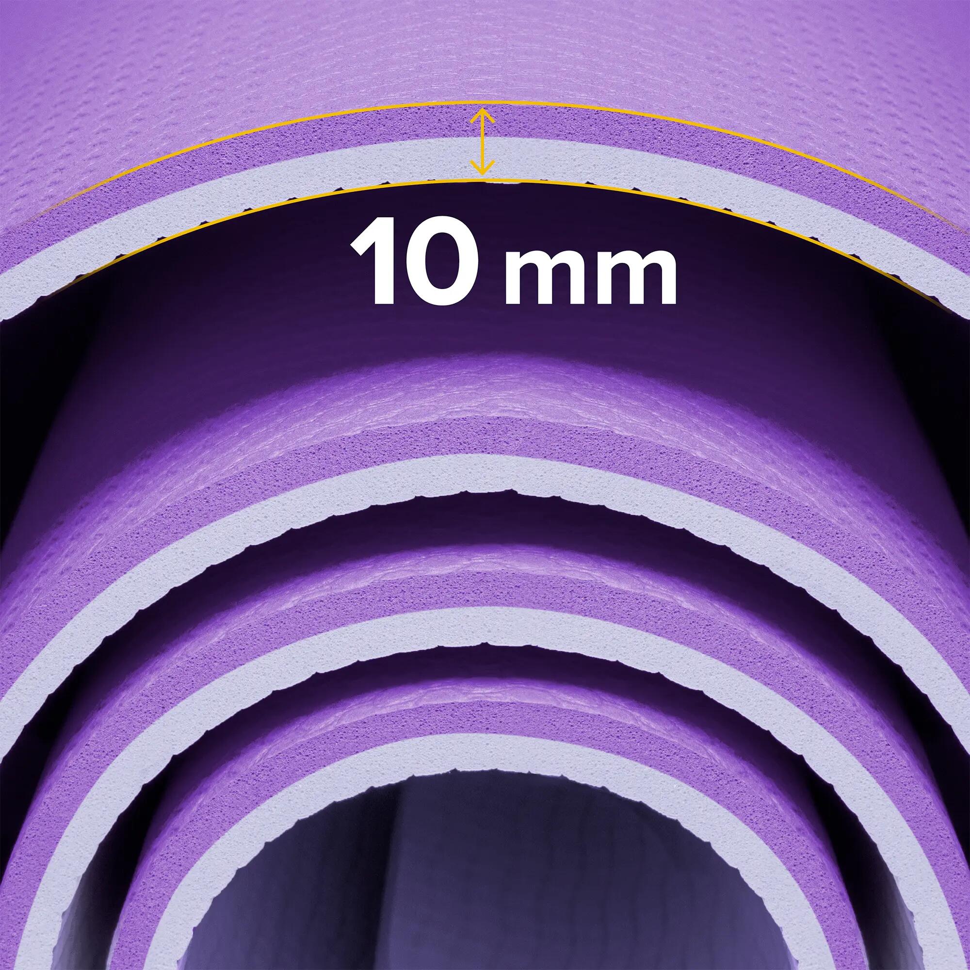 Mata gimnastyczna do ćwiczeń joga pilates fitness 200x90cm TPE 1cm Rebel 6/7