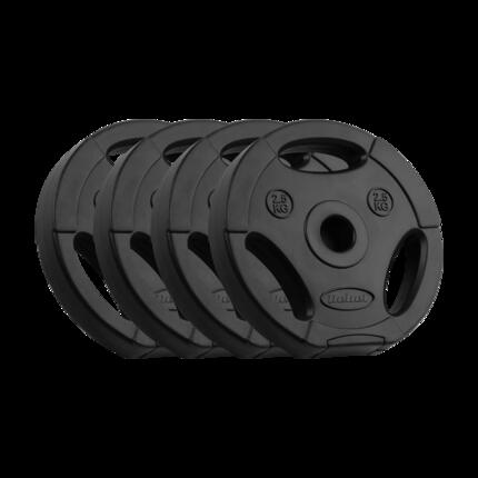 Obciążenie bitumiczne zestaw 4x1.25kg 5kg otwór 31mm talerz z uchwytami