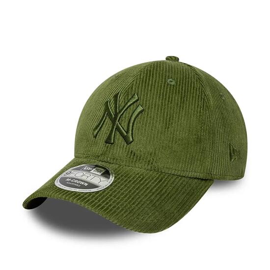 New Era 9FORTY Cap MLB New York Yankees Cord grün