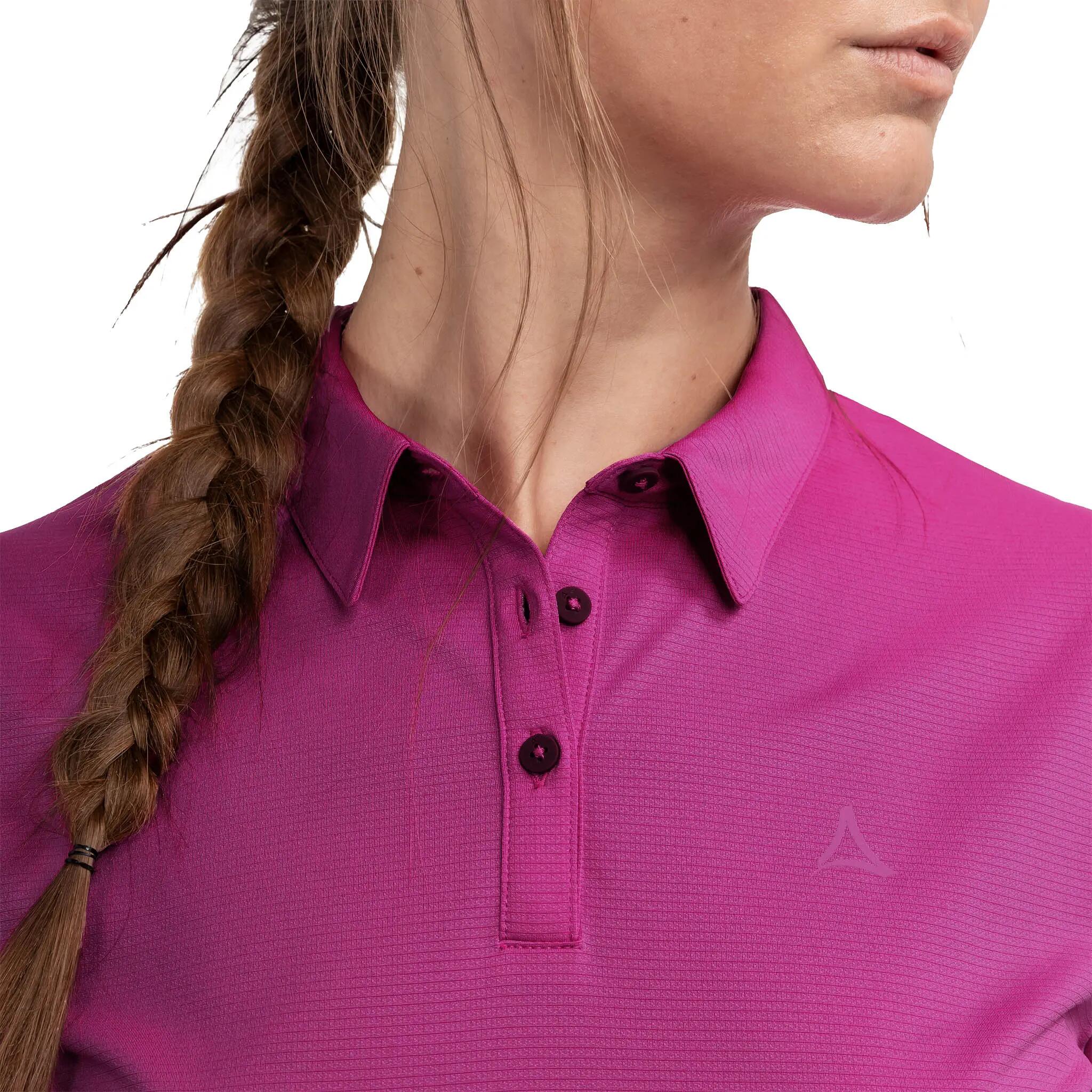T-Shirt schnelltrocknend feuchtigkeitsregulierend Damen - CIRC Polo Shirt Tauron 5/5