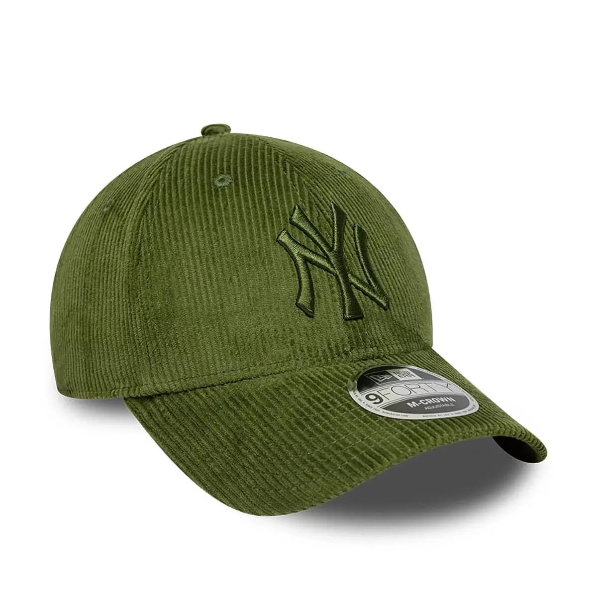 New Era 9FORTY Cap MLB New York Yankees Cord grün 3/5
