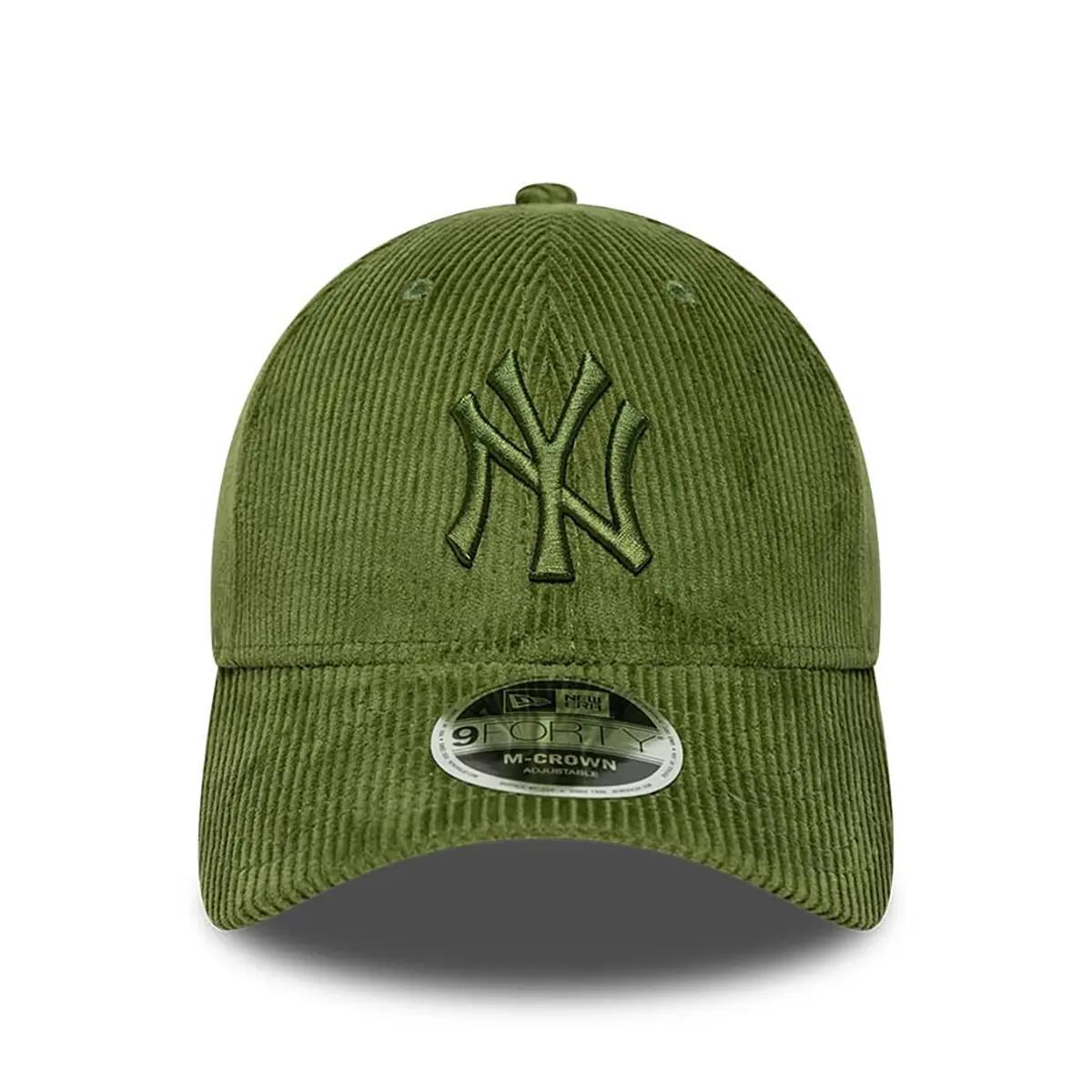 New Era 9FORTY Cap MLB New York Yankees Cord grün 2/5