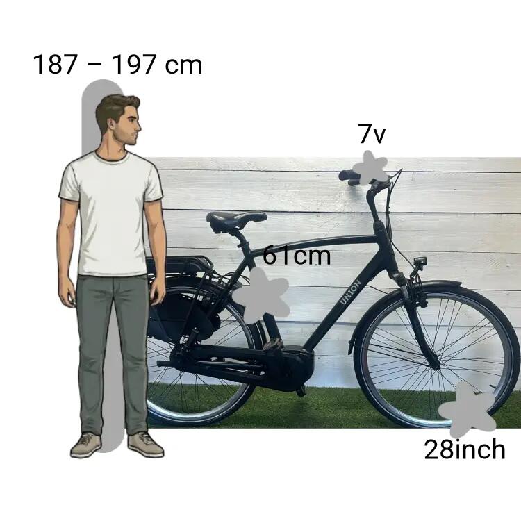 Bicicleta usada Union E-Fast 2/4