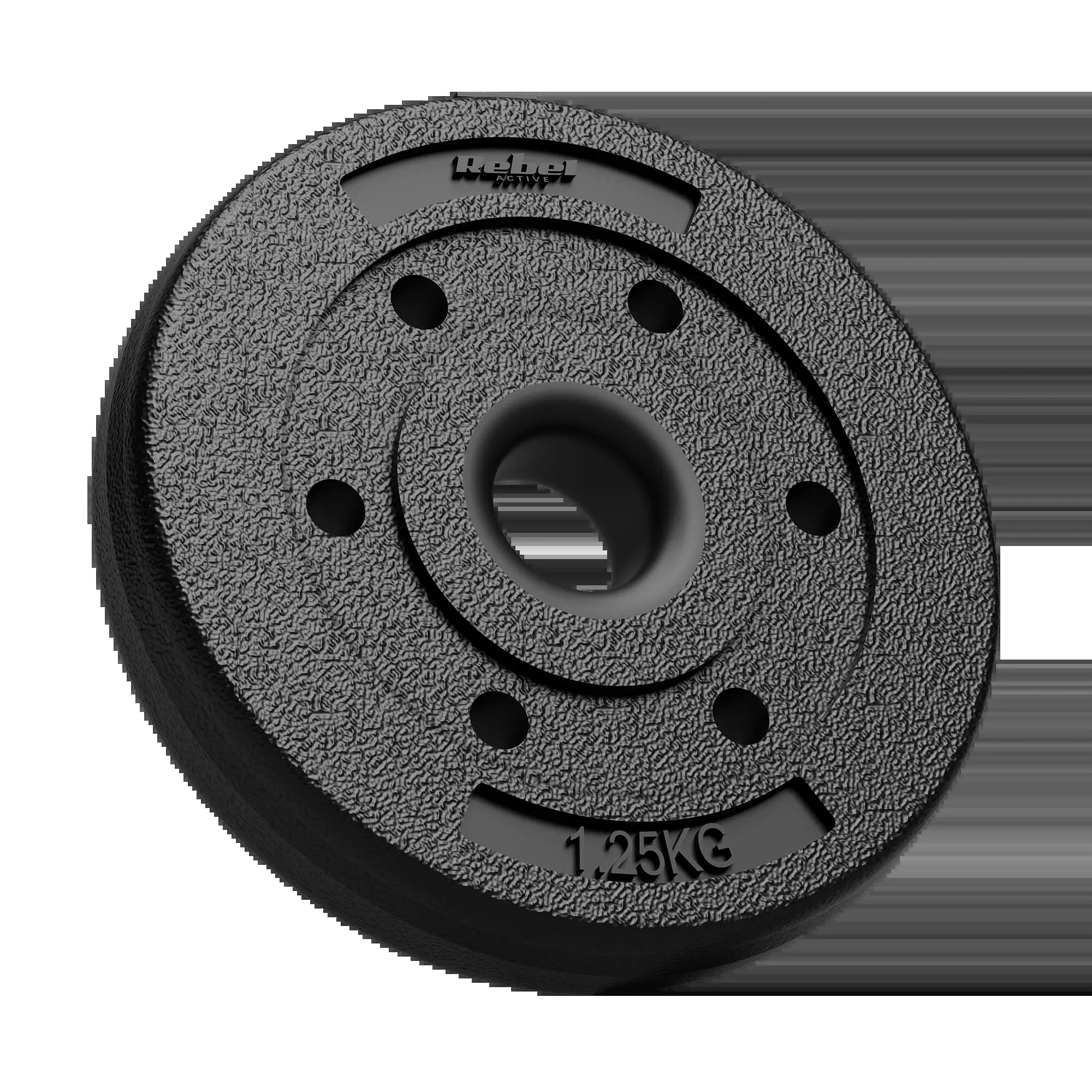 Obciążenie bitumiczne zestaw 8x1,25kg 4x2,5kg 2x5kg 30kg 31mm talerze Rebel 2/7