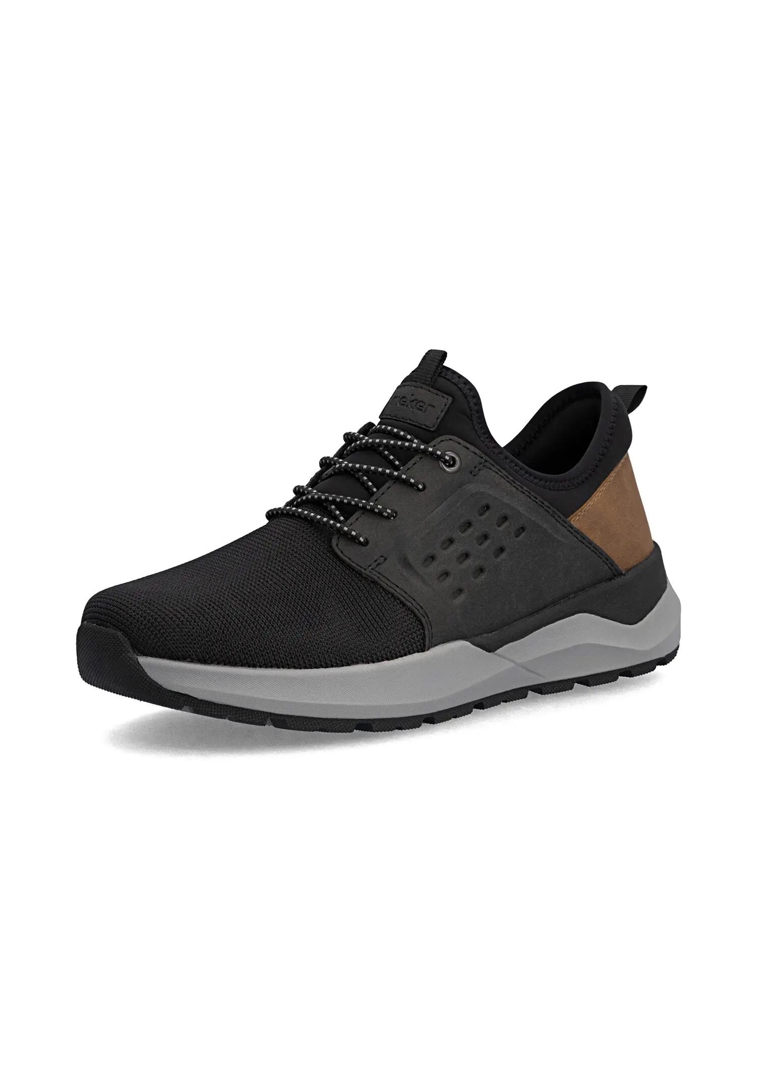 Rieker Herren Slipper Extraweite Gummizug 06058-00 Black 7/7