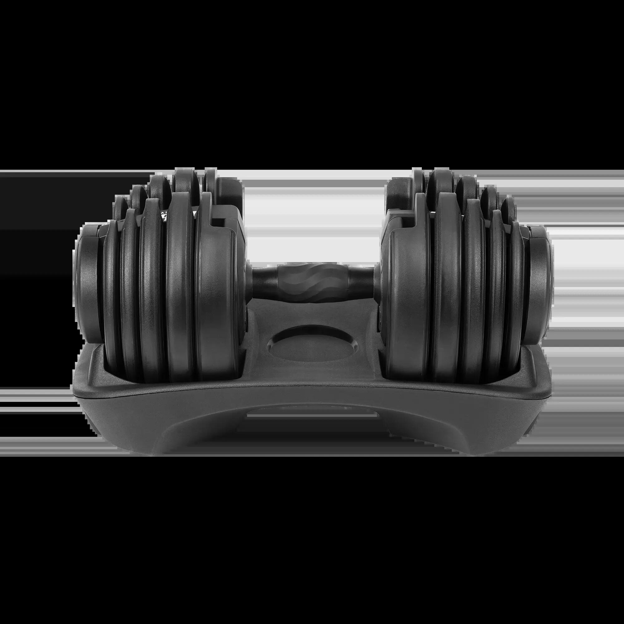 Hantel żeliwny regulowany gumowany obciążenie 24 kg hantle żeliwne Rebel 3/7