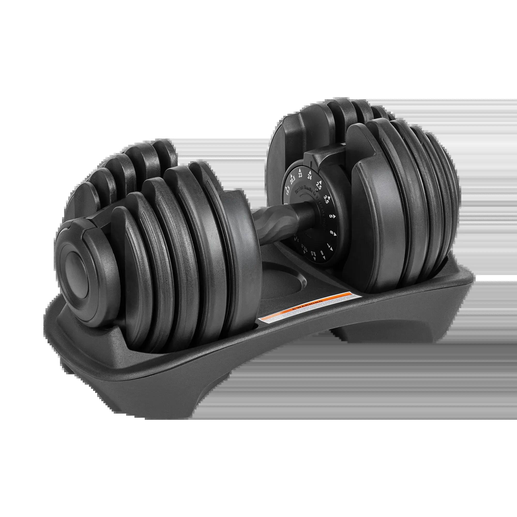 Hantel żeliwny regulowany gumowany obciążenie 24 kg hantle żeliwne Rebel 2/7