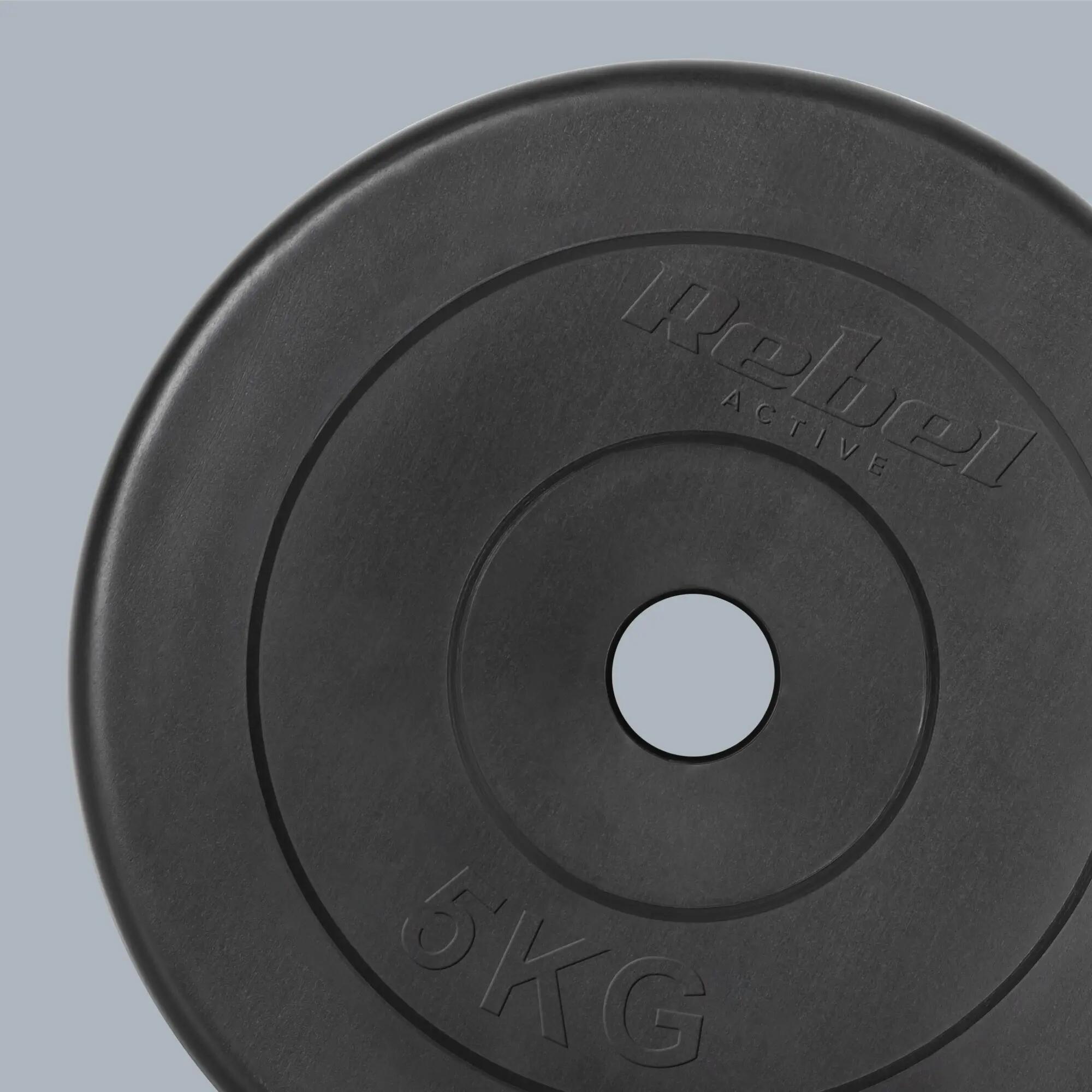 Obciążenie bitumiczne zestaw 4x5kg 20kg otwór 31mm talerz klasyczny REBEL 6/7