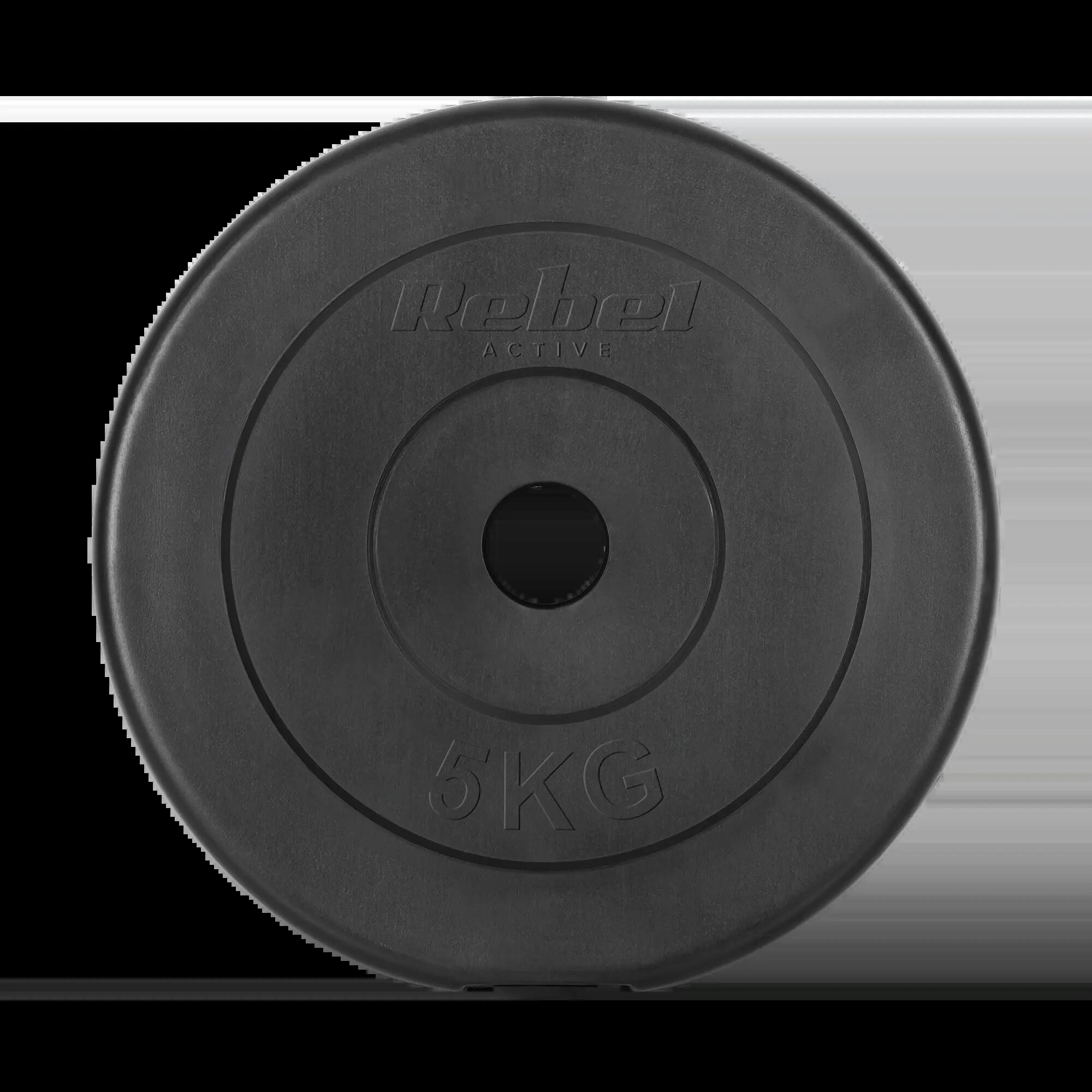 Obciążenie bitumiczne zestaw 4x5kg 20kg otwór 31mm talerz klasyczny REBEL 3/7