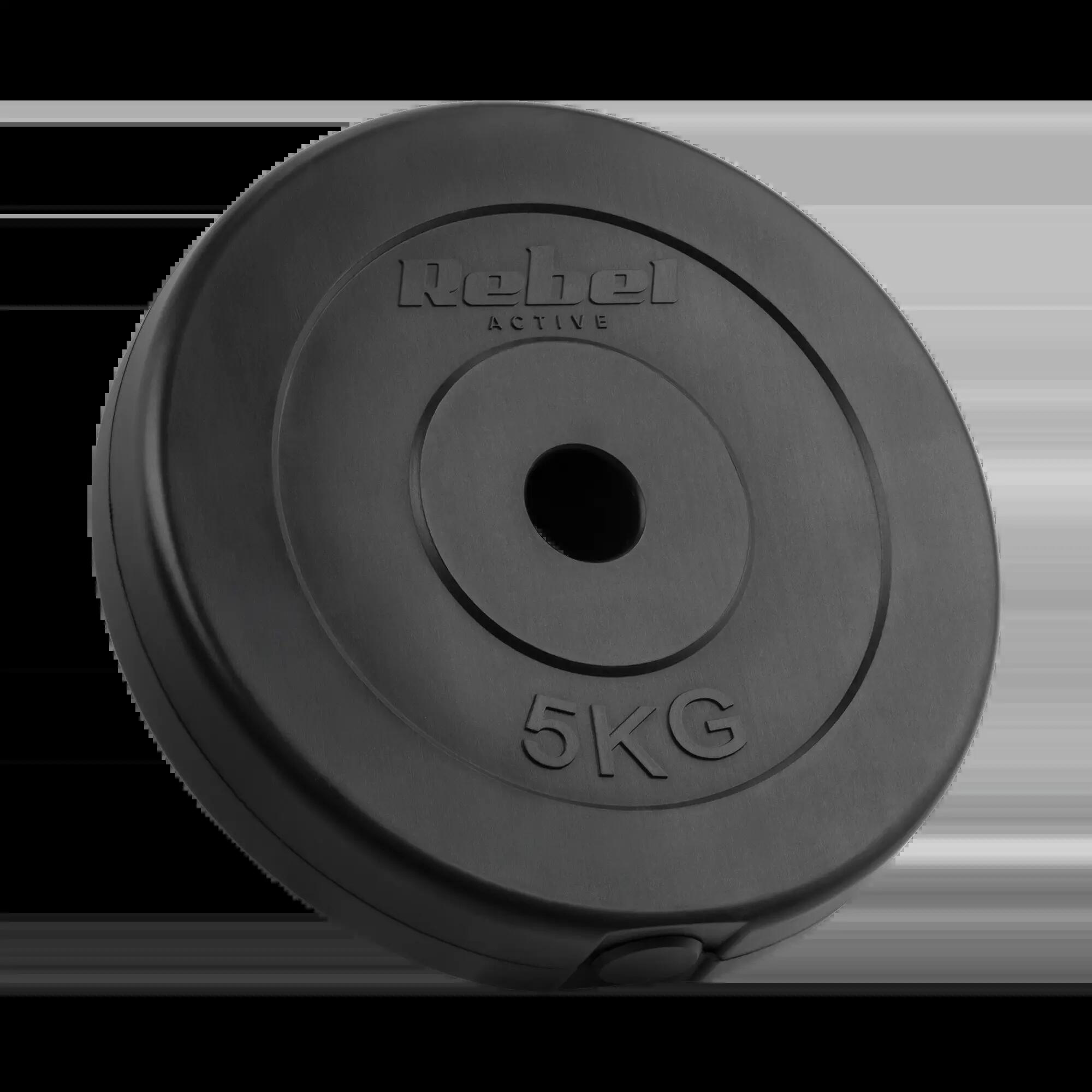 Obciążenie bitumiczne zestaw 4x5kg 20kg otwór 31mm talerz klasyczny REBEL 2/7
