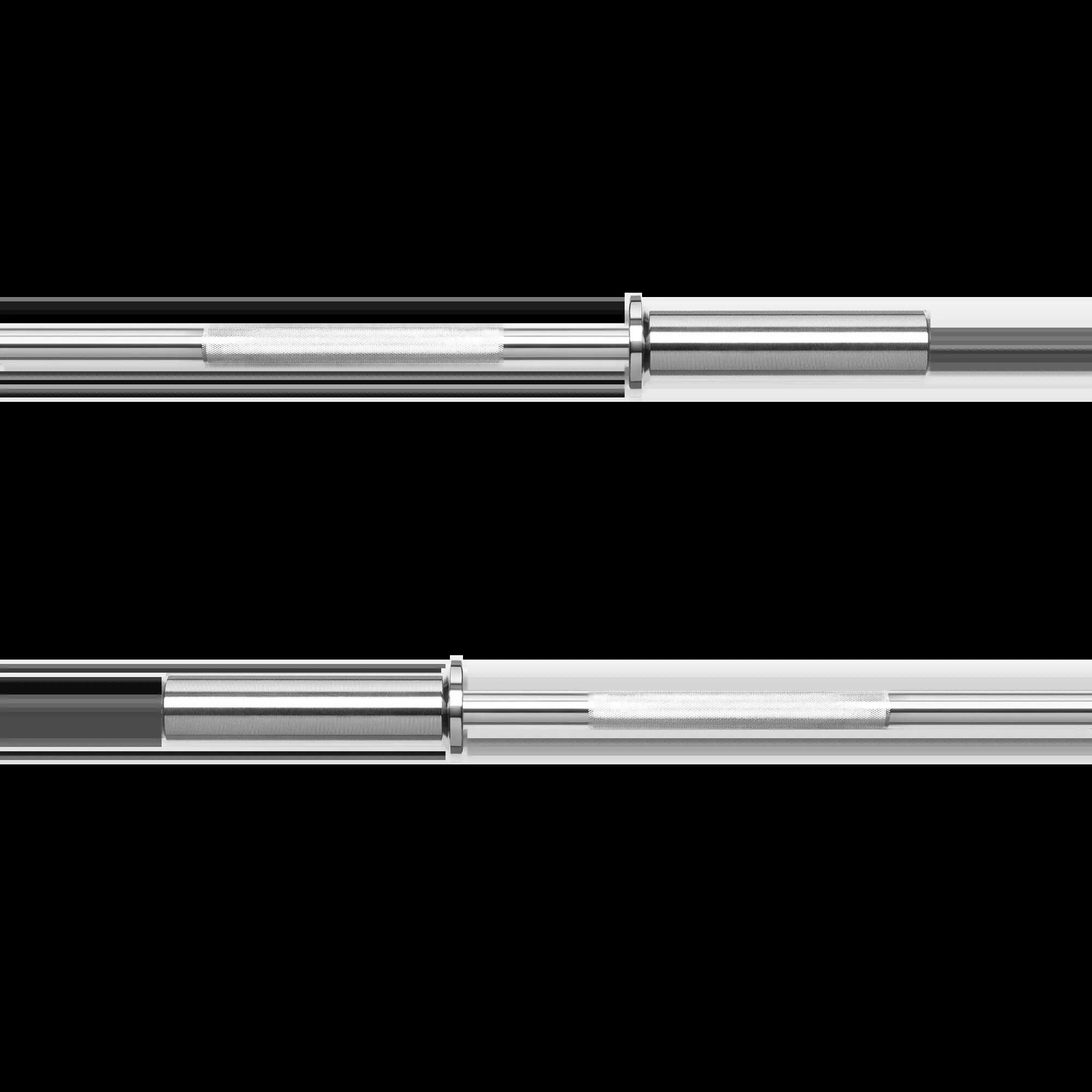 Gryf olimpijski prosty łożyska sztanga olimpijska 120cm 9kg zaciski REBEL 3/5