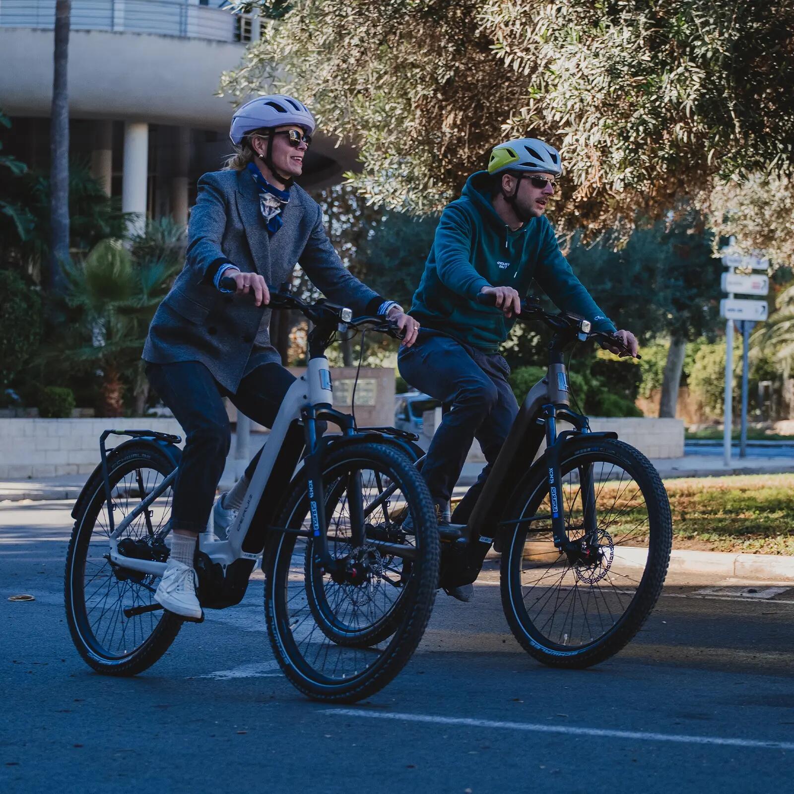 Unisex - trekking e-bike - mittelmotor 110 nm, 48v 720wh - weiß 8/15