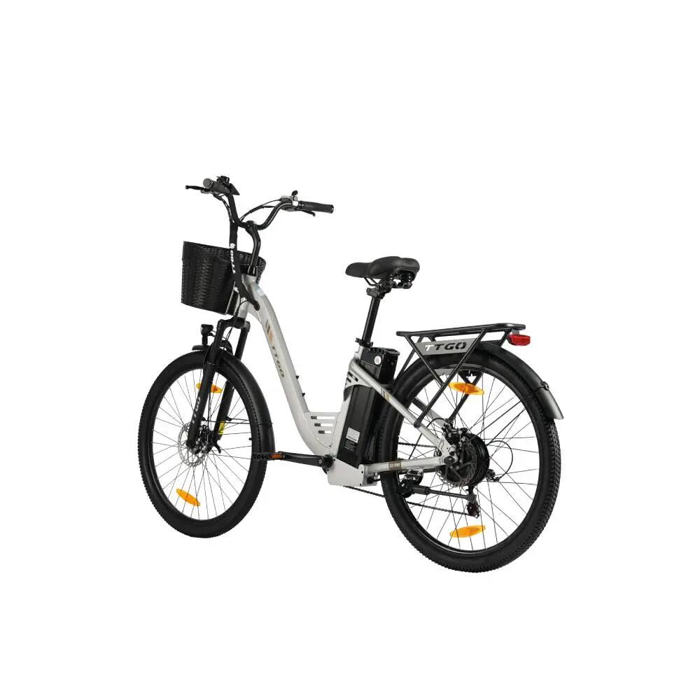 Bicicletta Elettrica TTGO C2 PRO, Batteria 36V 18AH, Pneumatici 26*1.95POLLICI 3/7
