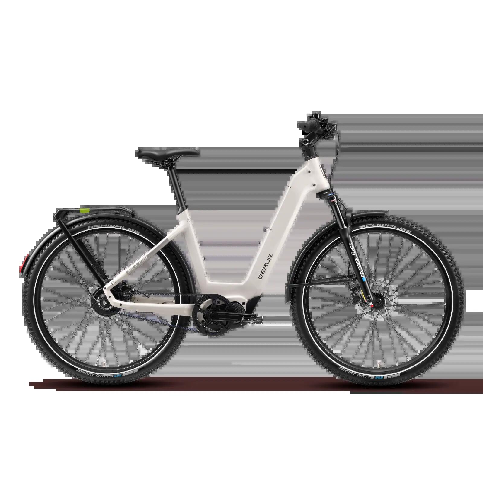 Unisex - trekking e-bike - mittelmotor 110 nm, 48v 720wh - weiß 3/15