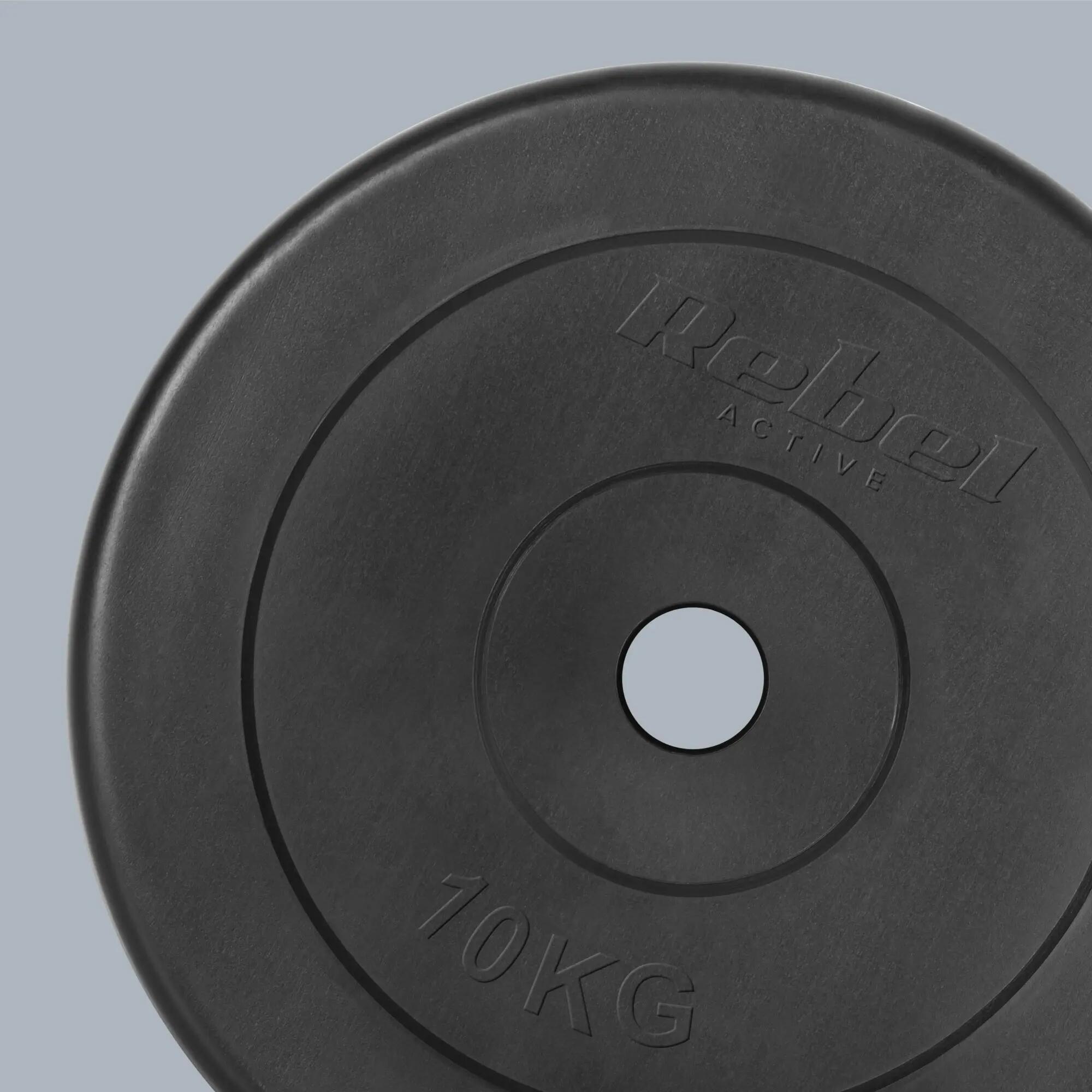Obciążenie bitumiczne zestaw 2x10kg 20kg otwór 31mm talerz klasyczny Rebel 6/7