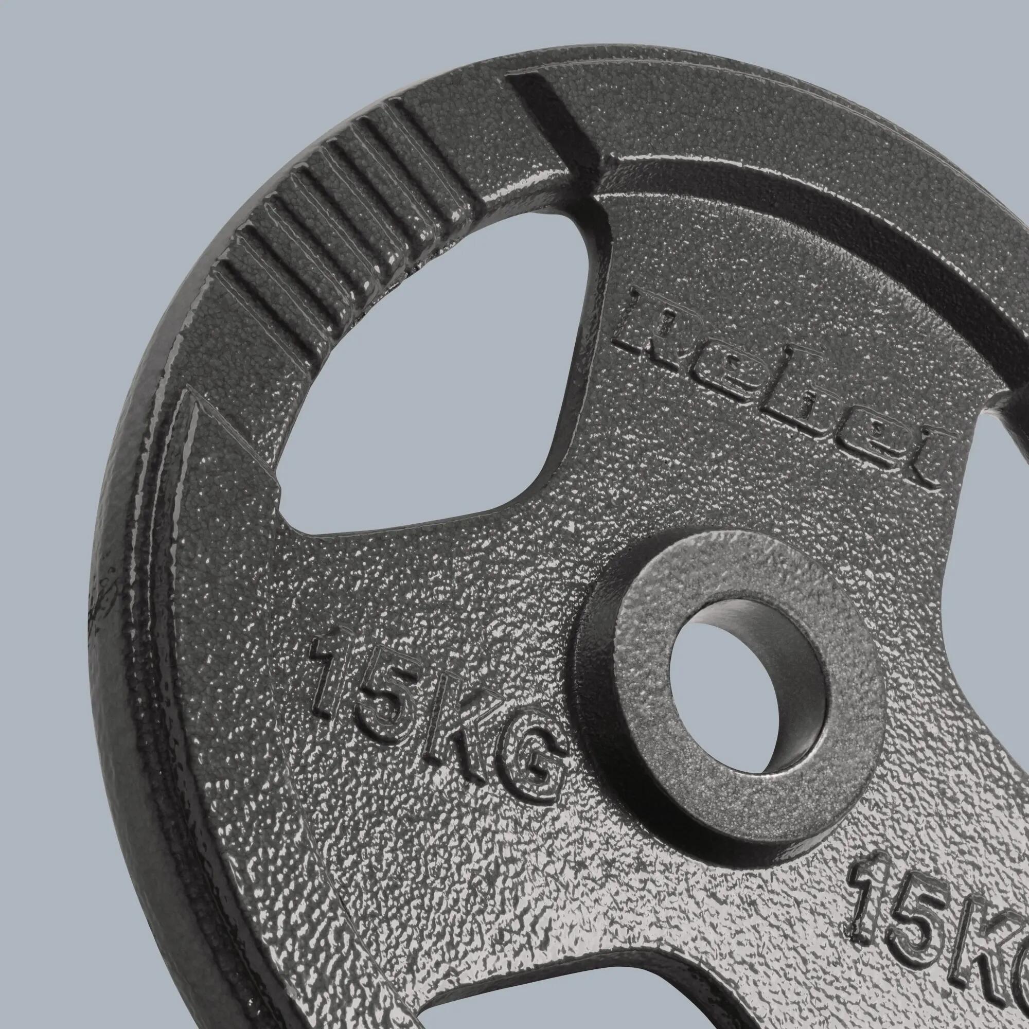 Obciążenie żeliwne olimpijskie zestaw 2x15kg otwór 51mm talerze Rebel 6/7