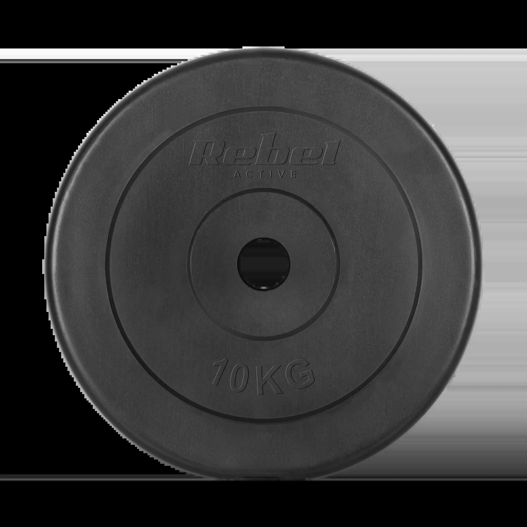 Obciążenie bitumiczne zestaw 2x10kg 20kg otwór 31mm talerz klasyczny Rebel 3/7