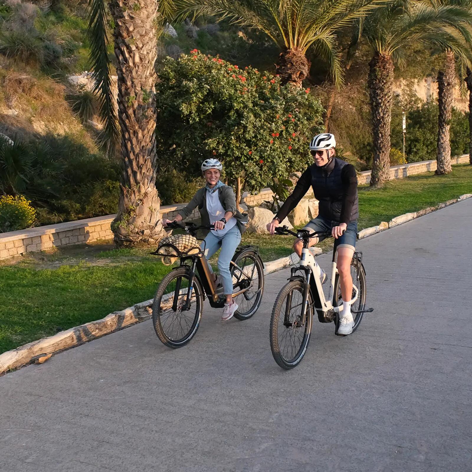 Unisex - trekking e-bike - mittelmotor 110 nm, 48v 720wh - weiß 14/15
