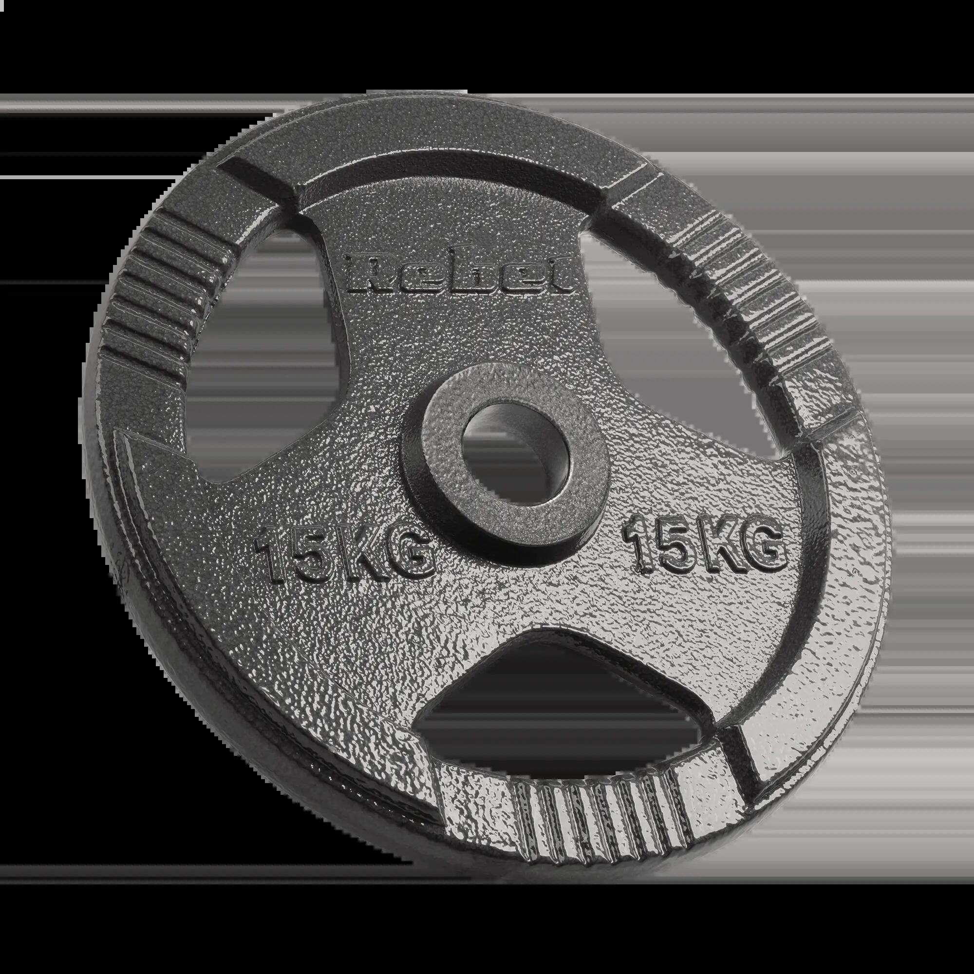 Obciążenie żeliwne olimpijskie zestaw 2x15kg otwór 51mm talerze Rebel 2/7