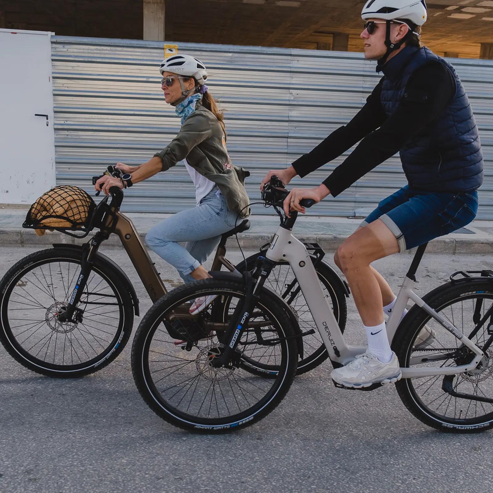 Unisex - trekking e-bike - mittelmotor 110 nm, 48v 720wh - weiß 13/15