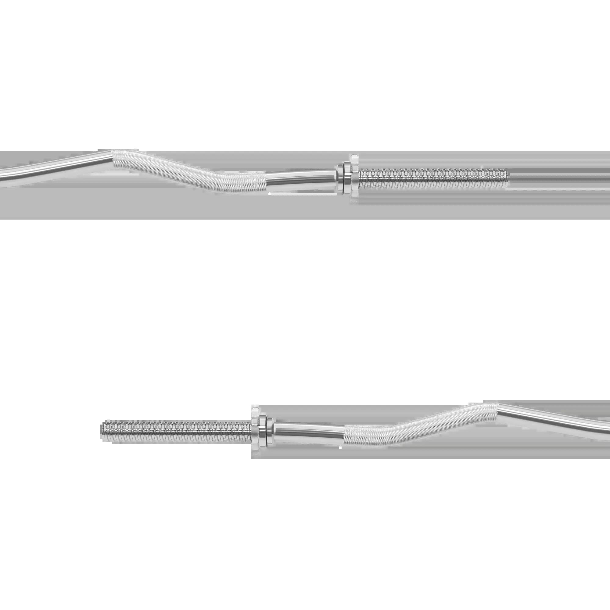 Gryf lekko łamany chromowany gwintowany zacisk sztanga 30mm 150cm Rebel 3/6