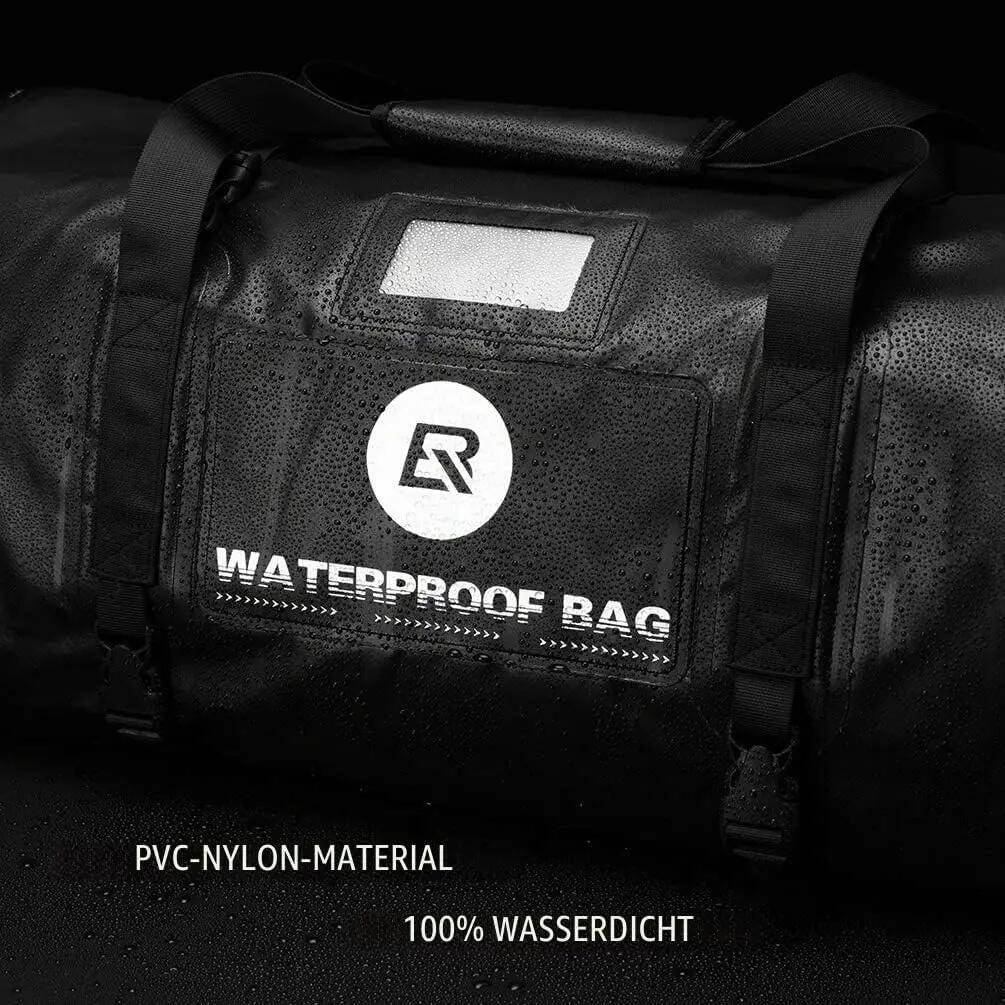 Wasserdichte Motorrad-Hecktasche 55L mit Rollverschluss & Schultergurt 2/7
