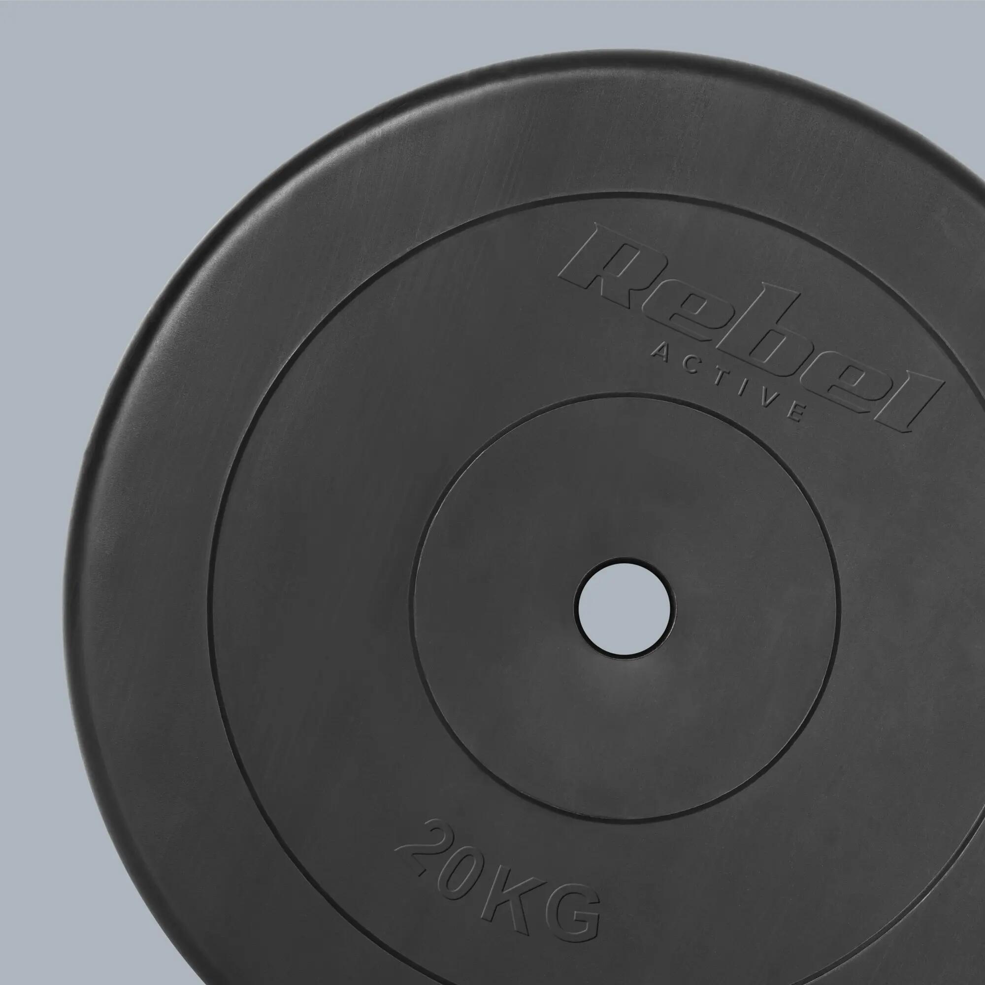 Obciążenie bitumiczne 20kg otwór 31mm talerz klasyczne Rebel solidny 5/7