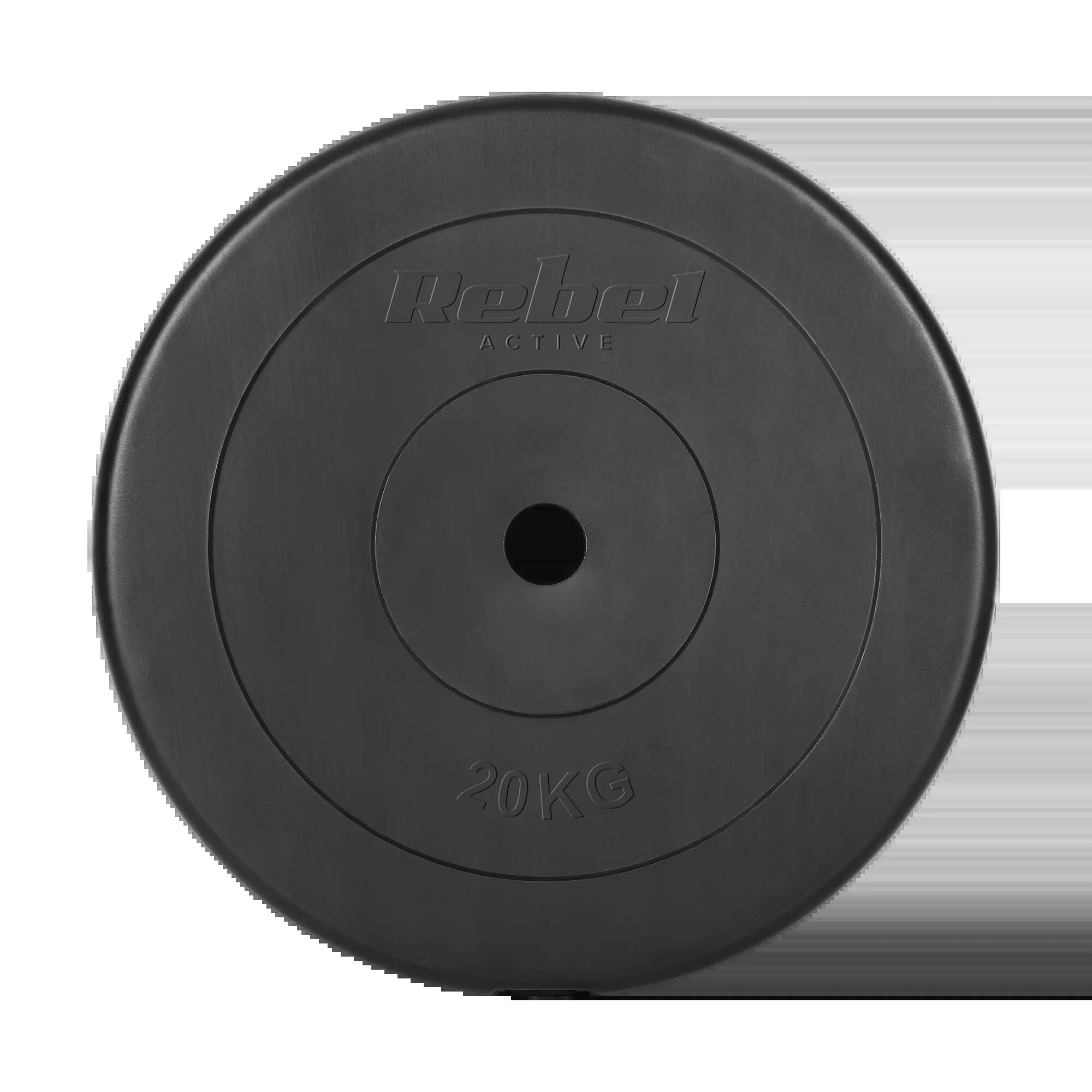 Obciążenie bitumiczne 20kg otwór 31mm talerz klasyczne Rebel solidny 2/7