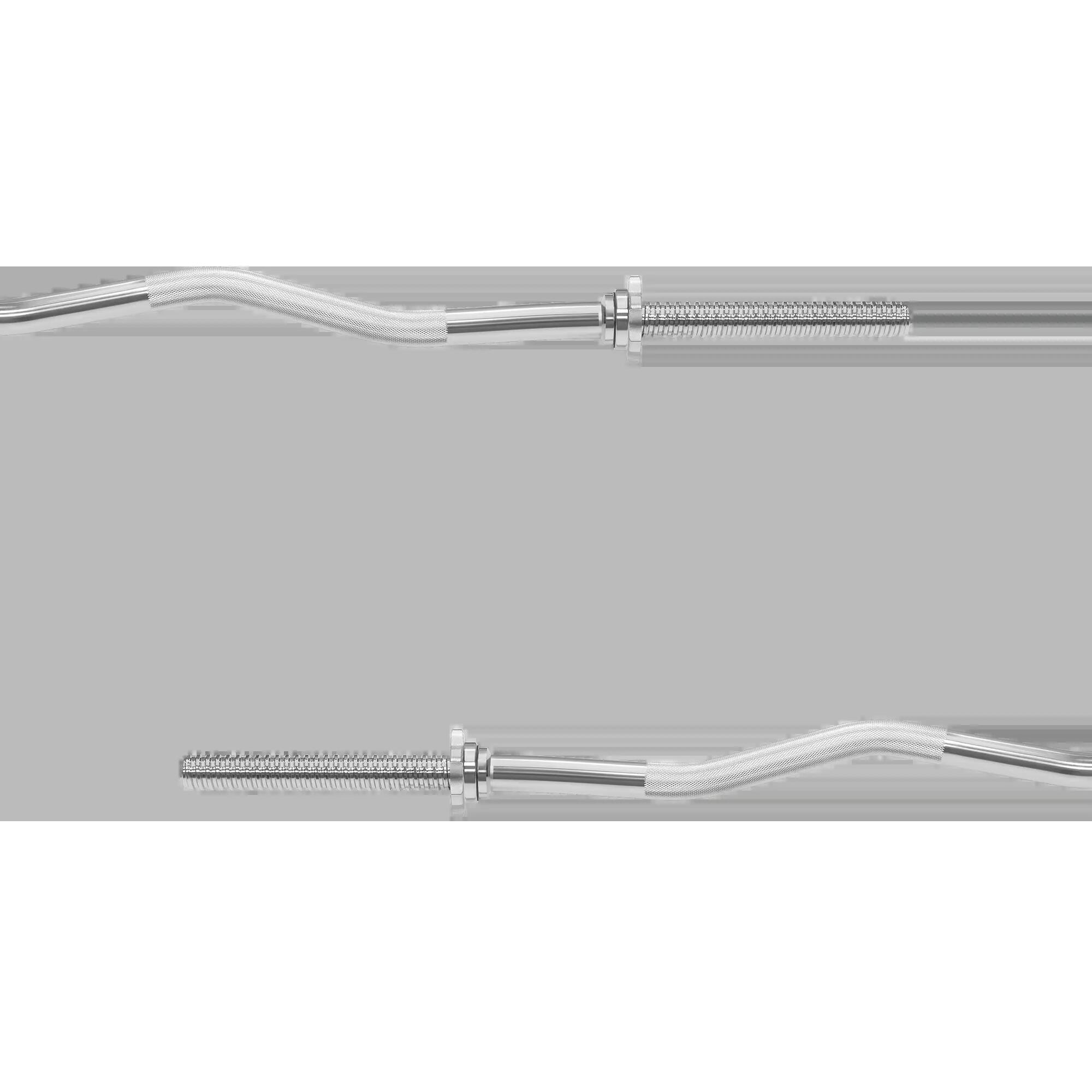Gryf lekko łamany sztanga stalowy chrom gwintowany zaciski 120cm 25mm Rebel 3/7