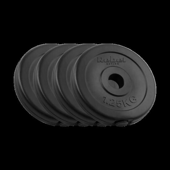 Obciążenie bitumiczne zestaw 4x5kg 20kg otwór 31mm talerz klasyczny REBEL