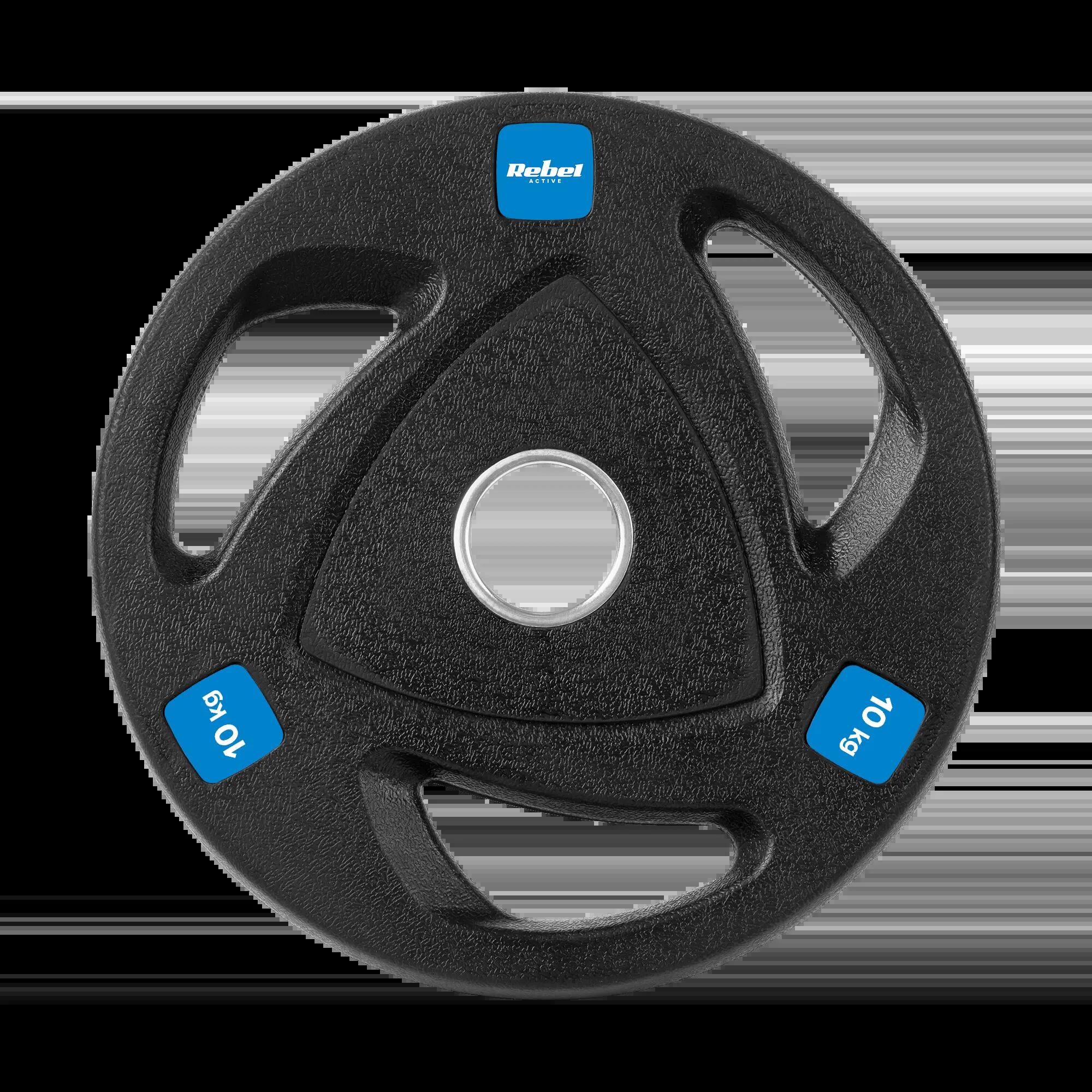 Obciążenie żeliwne olimpijskie zestaw 2x10kg 20kg 51mm talerze Rebel 3/7