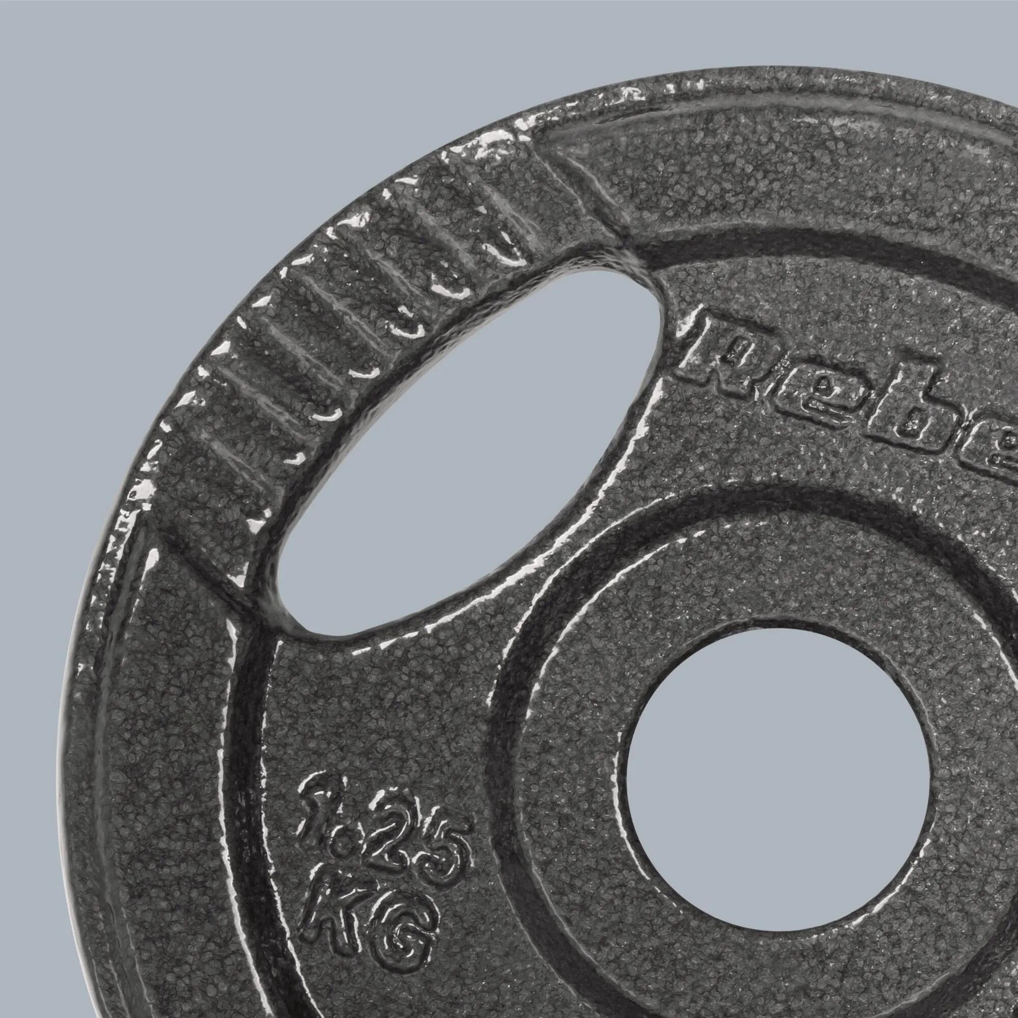 Obciążenie żeliwne zestaw 4x1.25kg 5kg otwór 31mm talerz z uchwytami Rebel 6/7