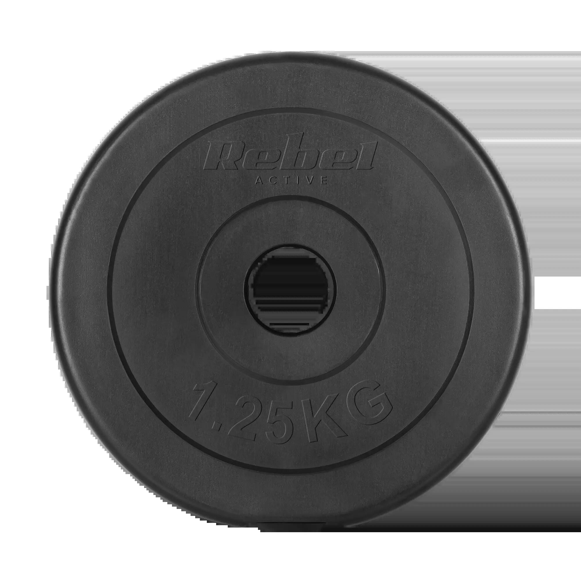 Obciążenie bitumiczne zestaw 4x1.25kg 5kg otwór 31mm talerz klasyczny REBEL 3/7