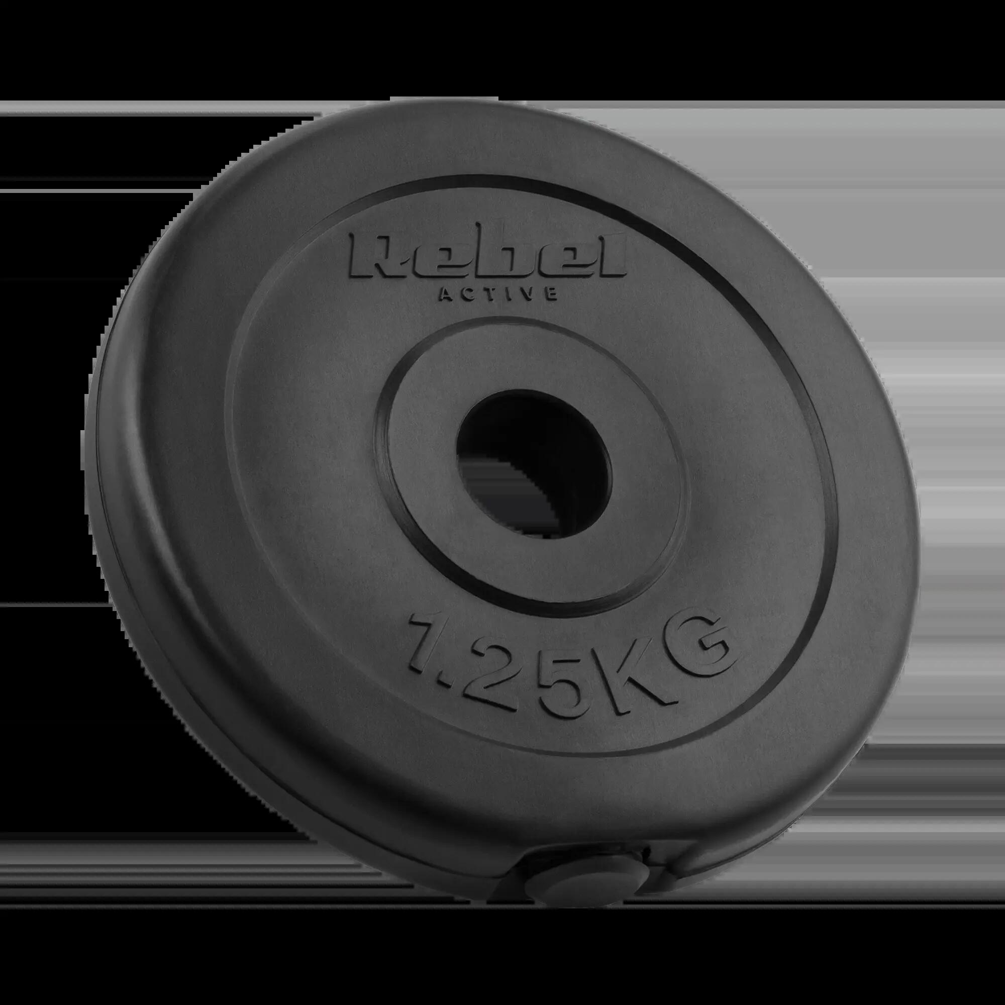 Obciążenie bitumiczne zestaw 4x1.25kg 5kg otwór 31mm talerz klasyczny REBEL 2/7