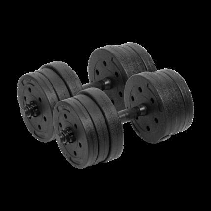Hantle bitumiczne regulowane 2x10kg Rebel zestaw solidne