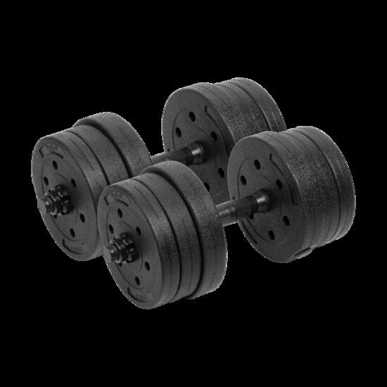 Hantle bitumiczne regulowane 2x10kg Rebel zestaw solidne