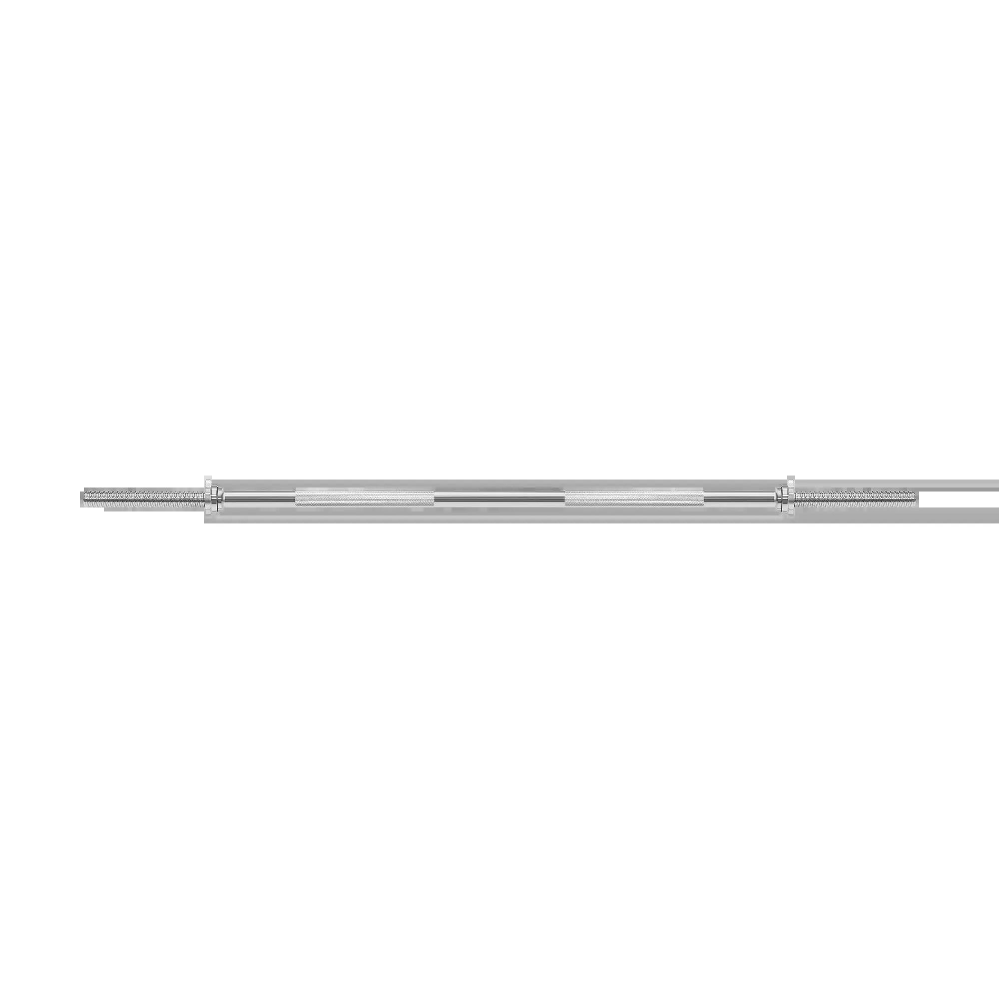 Gryf prosty stalowy chromowany gwintowany zaciski sztanga 120cm 25mm Rebel 4/7