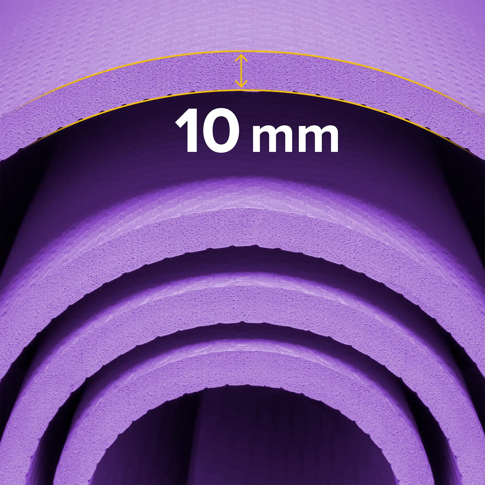 Mata gimnastyczna do ćwiczeń joga pilates fitness 183x61cm gruba 1cm TPE 6/7