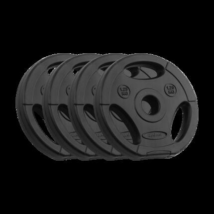 Obciążenie bitumiczne zestaw 4x1.25kg 5kg otwór 31mm talerz z uchwytami