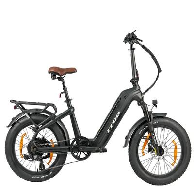 Opvouwbare e-bike ttgo f8 carbon frame 150km bereik