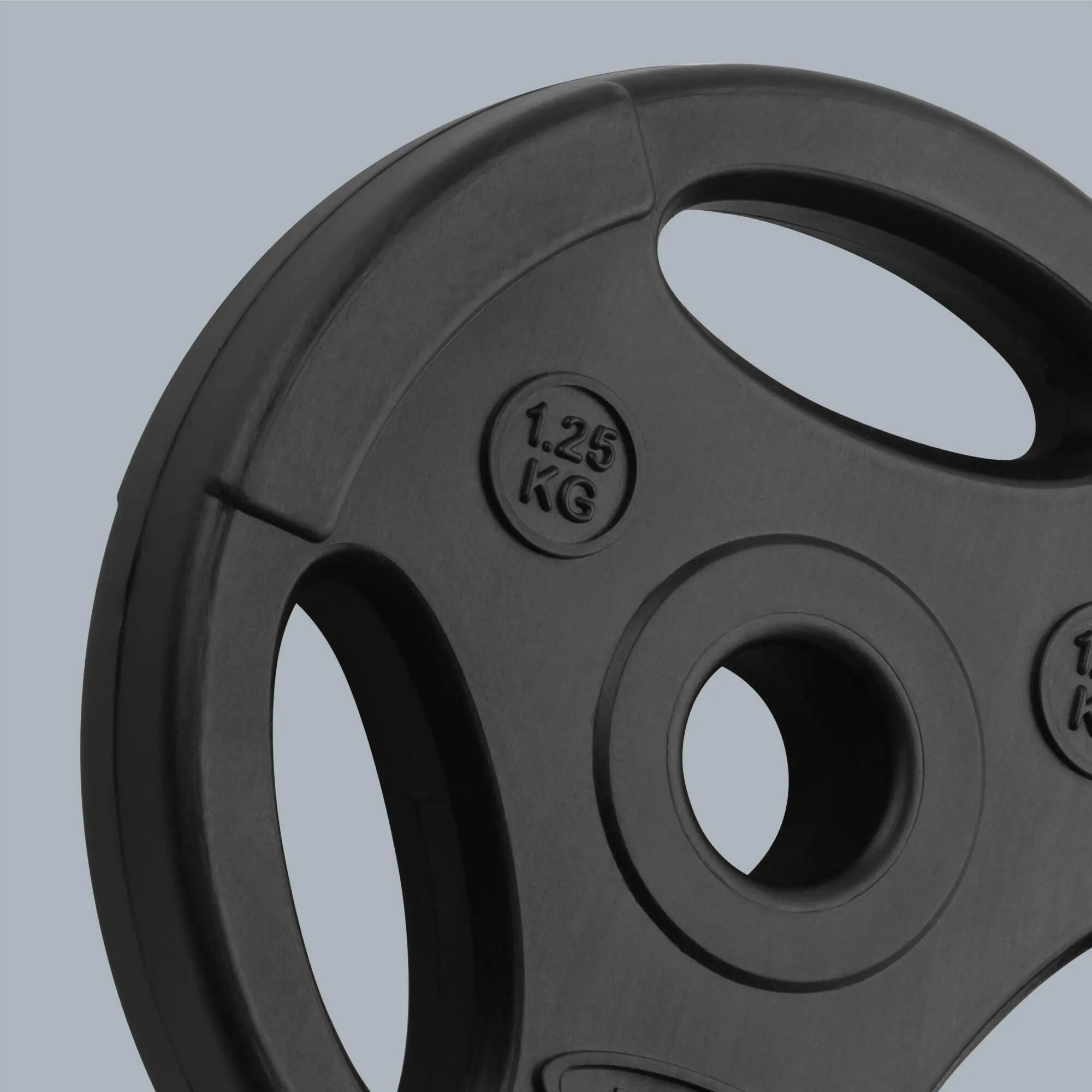 Obciążenie bitumiczne zestaw 4x1.25kg 5kg otwór 31mm talerz z uchwytami 6/7
