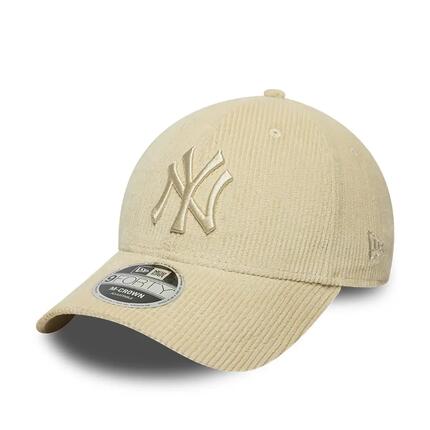New Era 9FORTY Cap MLB New York Yankees Cord weiß/dunkelblau
