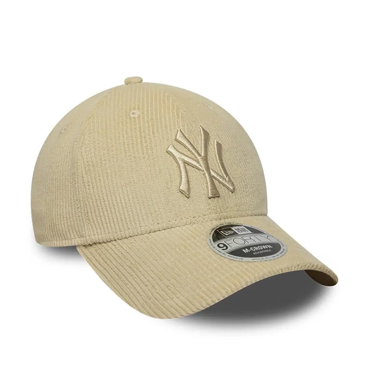 New Era 9FORTY Cap MLB New York Yankees Cord weiß/dunkelblau 3/5