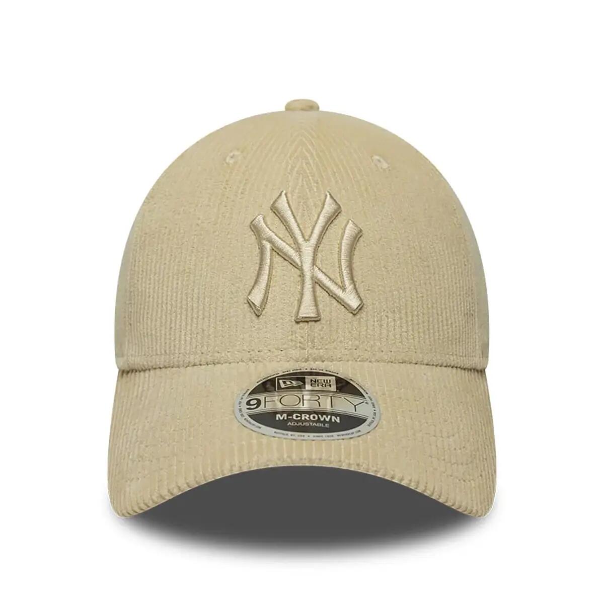 New Era 9FORTY Cap MLB New York Yankees Cord weiß/dunkelblau 2/5