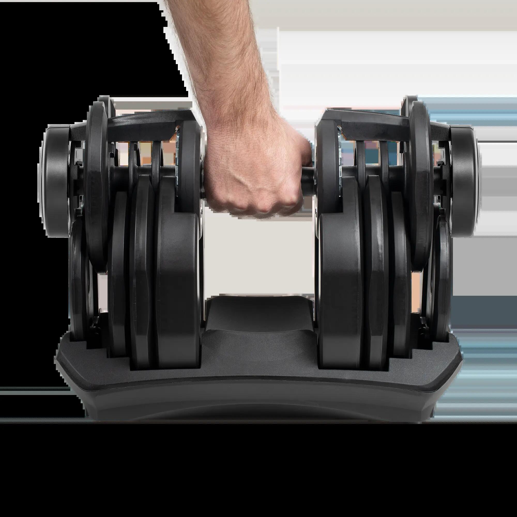 Hantel żeliwny regulowany obciążenie hantla 40 kg hantle żeliwne Rebel 4/7