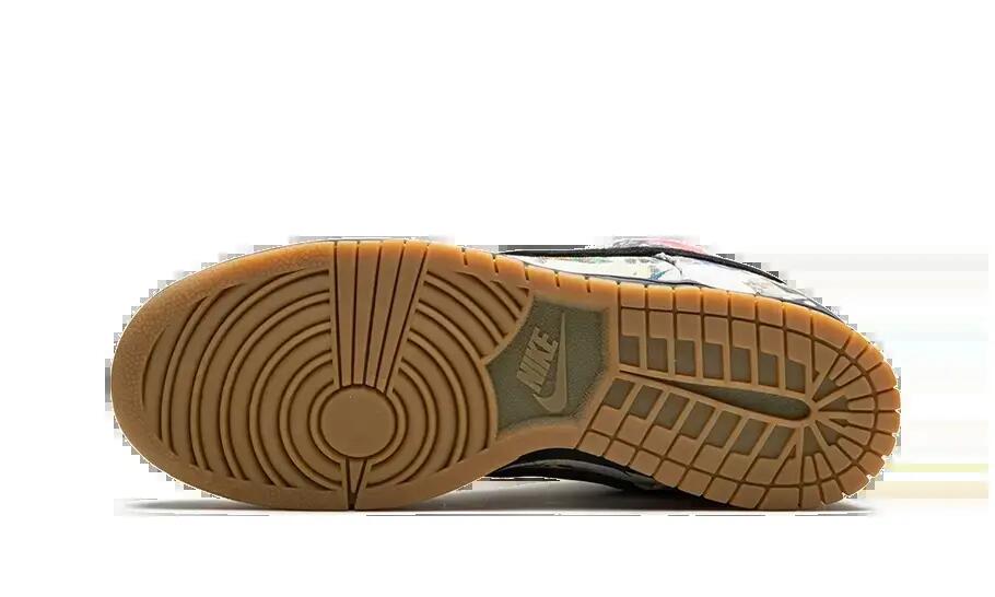 Zapatos - Skate - SB Dunk Low impresas - Negro/multicolor 3/4